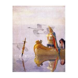 S Nude Woman Classical Pose Kneeling Art Print By Vintage Images