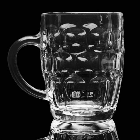 Traditional German Style Dimple Stein Beer Mug 19 Oz Capacity