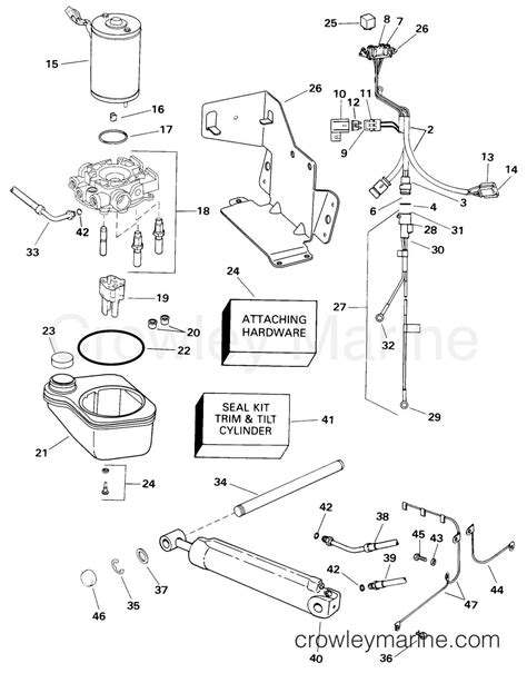 Exploring The Components Of A Mercury Tilt And Trim System