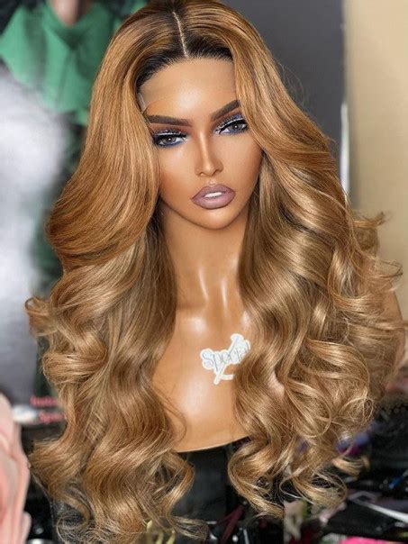 Body Wave 27 Honey Blonde Lace Front Wigs Yolissa Hair