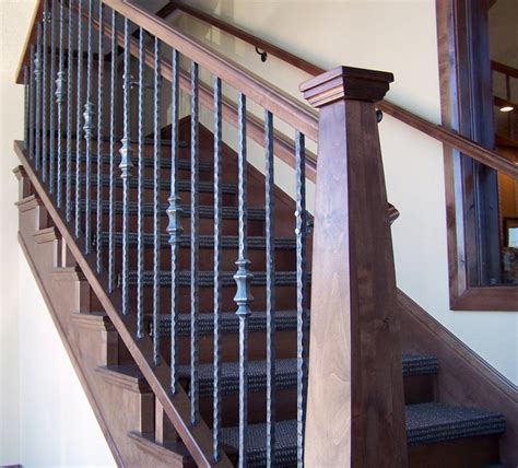 Forged Iron Balusters Hammered52 Staircase Design