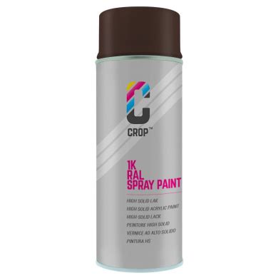 CROP Spraypaint RAL 8017 Chocolate brown 400ml - CROP