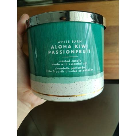 Bath Body Workaloha Kiwi Passionfruit Wick Candle Bbw Shopee Malaysia