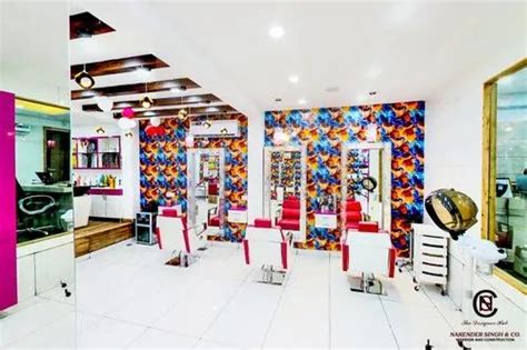 parlor interior designing service  rs sq ft beauty parlor