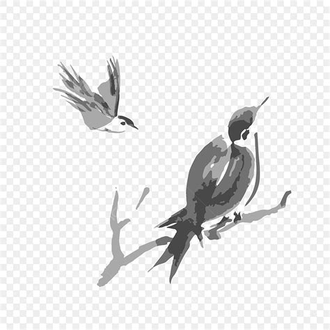 Chinese Style Hd Transparent Chinese Style Bird Material Chinese