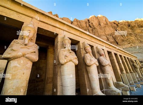 The Great Temple Of Hatshepsut Karnak Luxor Egypt Stock Photo Alamy