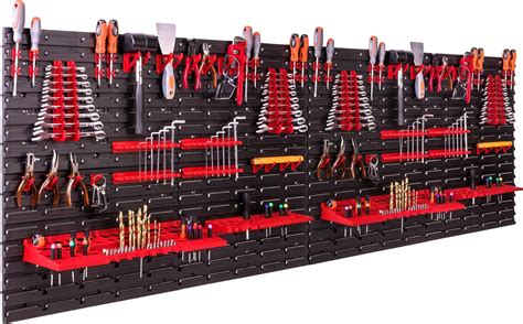 Syst Me De Rangement Mural A Outils Panneau Porte Outils X Cm