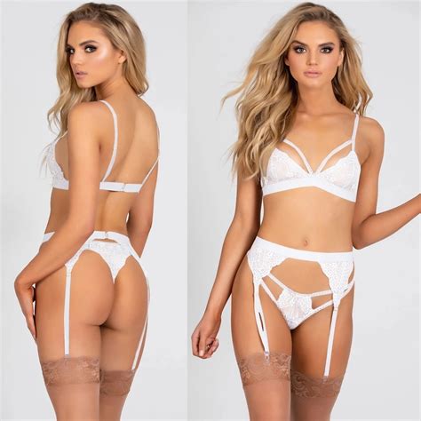 Shop Our Erotic Lingerie Deep V Lace Bralette Set For Women