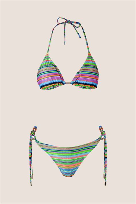 Ayyıldız 40735 Yeşil Simli Bikini Takımı Hızlı Kargo