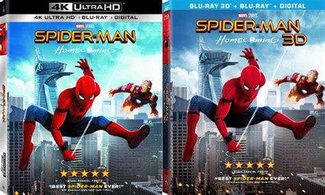 UPDATE: Spider-Man: Homecoming Blu-ray special features and limited ...