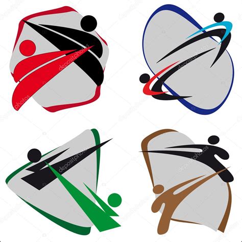 Simbols Martial Arts Logo — Stock Vector © Splavsk 4064862