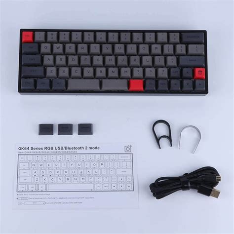 Buy Epomaker Gk Xs Rgb Hot Swappable Bluetooth Mechanical Keyboard