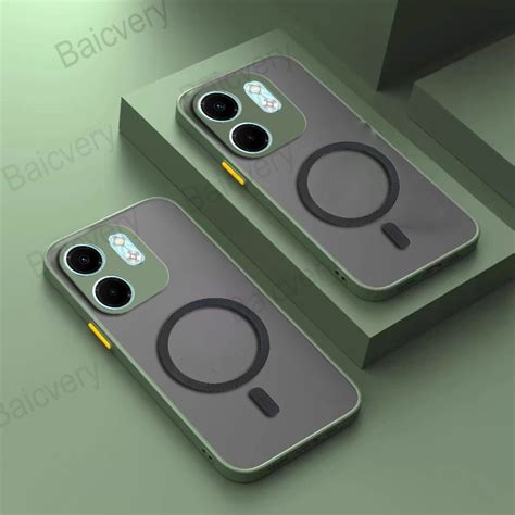 For Infinix Smart 9 X6532 Hot 50i X6531 X6531B With Magnetic Sticker Matte TPU Protective