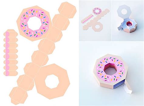 Упаковка "пончик" | Manualidades, Manualidades creativas, Manualidades ...