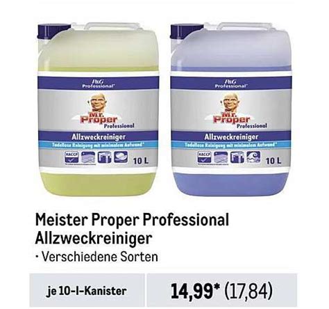 Meister Proper Professional Allzweckreiniger Angebot bei METRO ...