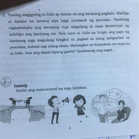 Tukuyin Ang Mga Suliranin Sa Komunikasyon Na Ipinahihiwatig Bawat