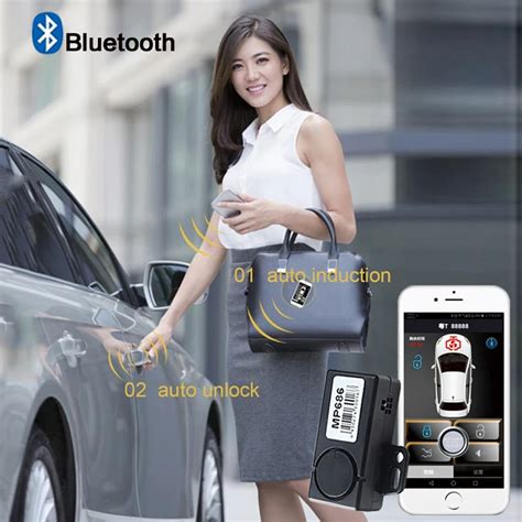 PKE Smart Key Car Alarm System With Remote Central Locking Start Stop