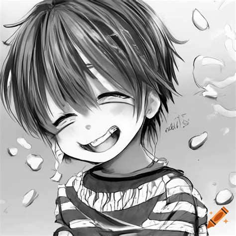 Anime Kid Laughing Uncontrollably On Craiyon