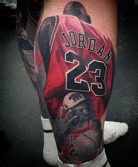 Realistic Style Michael Jordan Tattoo Located On The Atelier Yuwa Ciao Jp