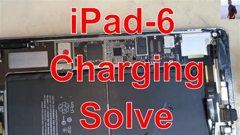 How To Ipad 6th Gen A1954 Charging Ic Replacement Youtube