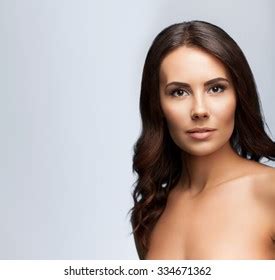 Portrait Beautiful Woman Naked Shoulders On Stock Photo 334671362 Shutterstock