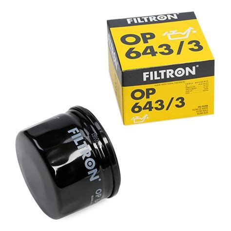 OP 643/3 FILTRON Oil Filter Screw-on Filter, with one anti-return valve