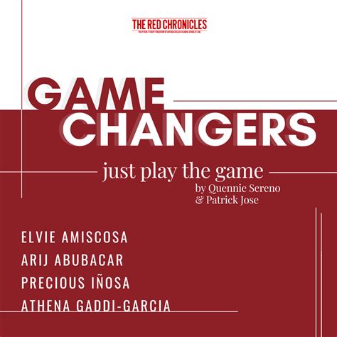 GAME CHANGERS – The Red Chronicles