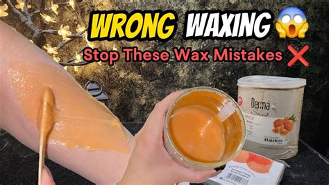 Perfect Waxing At Home Best Wax For Bikini Area Waxing Tutorial YouTube