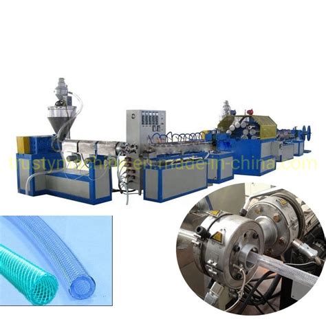 PVC Fiber Reinforced Hose Garden Hose Extruder Machine China Fiber