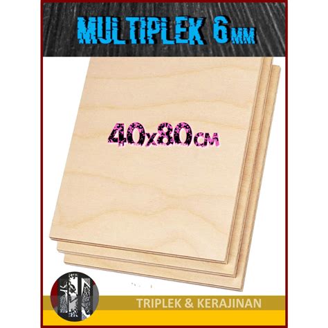 Jual Triplek 6mm 40x80 Cm Kualitas Premium Multiplek Plywood 6 Mm 40