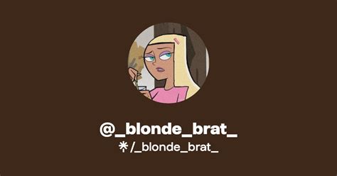 Blonde Brat Find Blonde Brat Onlyfans Linktree
