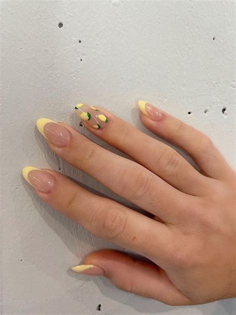 Ideas Para U As Bonitas Fire Away Paris Lemon Nails Acrylic Nails