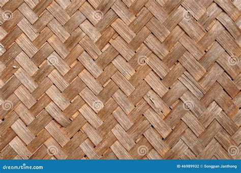 Woven Bamboo Stock Photo Image Of Wallpaper Basket 46989932