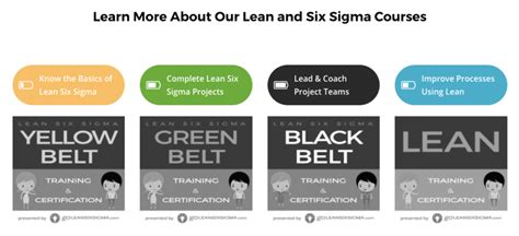 Lean Six Sigma Training Programs Download Scientific Diagram