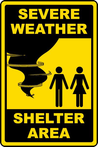 Severe Weather Signage