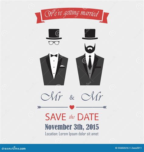 Gay Wedding Shower Invitation Templates