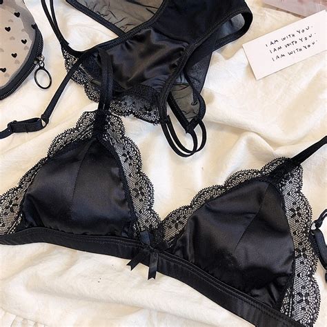 S Xl Sexy Bow Women Bra Summer Thin Cup Lingerie Youth Girl Wireless Bralette Small Chest