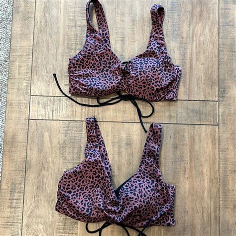 Ashley Graham Swim Ashley Graham Swimsuits For All Leopard Print Bikini Top Poshmark