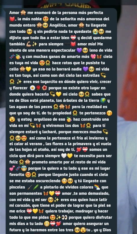 Felicidad 💞 En 2024 Testamentos Para Mi Novio Mensajes De Texto