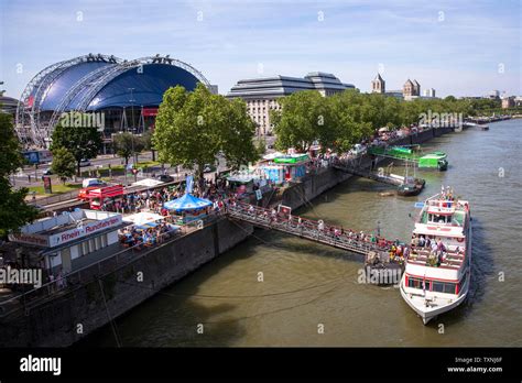 Landing Stage And The Musical Dome Theater Cologne Germany