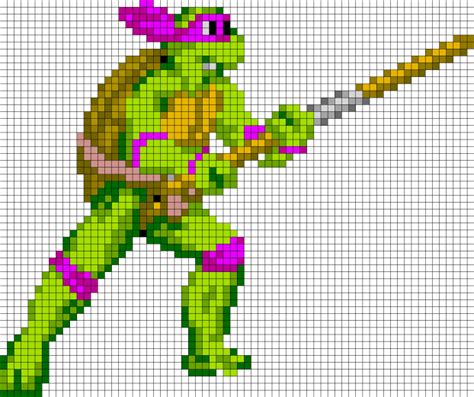 Tmnt Donatello Perler Bead Pattern By Beave Carla Dearinger Look At