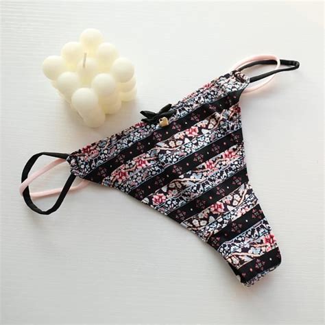 Sous vêtement Culotte de sport Sexy en coton et soie pour femme Lingerie sans couture A