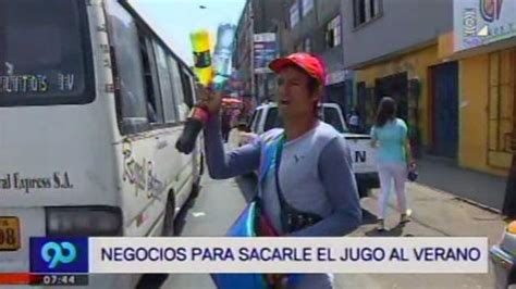 Los Comerciantes Que Más Ganan Por Ola De Calor En Lima [video] Lima