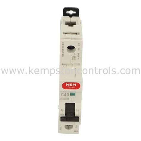MEM Classic MCH140 MEM CLASSIC MEMSHIELD 2 MCB, SINGLE POLE, 40A 10KA ...