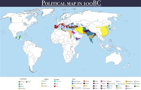 Political Map 100 Bc By Urelatedred Maps On The Web