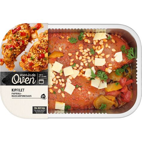 Ah Ovenschotel Kipfilet Paprika Mascarpone Aanbieding Bij Albert Heijn