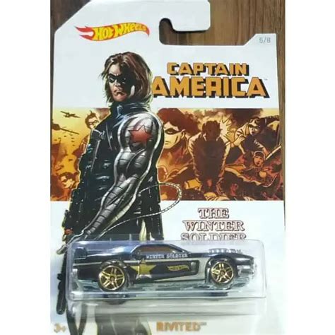 Hot Wheels Captain America Rivited Universo Hot Wheels