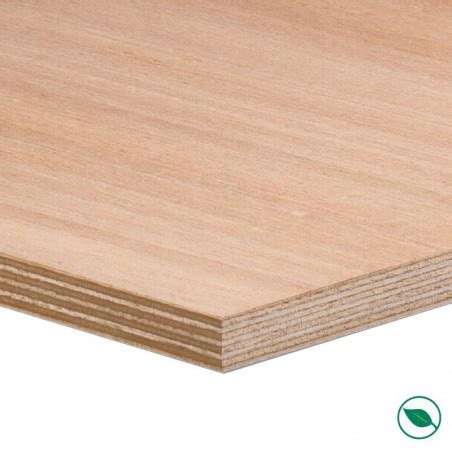 Panneau contreplaqué tout okoumé CTBX 2500 x 1220 x 10 mm FSC 100