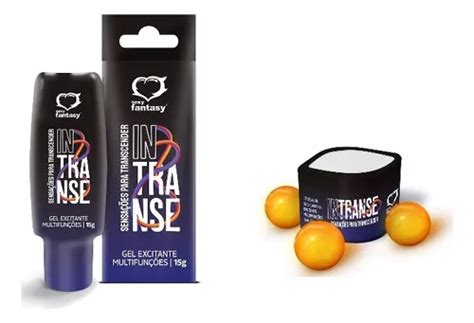 Kit 2 Intranse Hot Ball Intranse Bisnaga Sexy Fantasy MercadoLivre