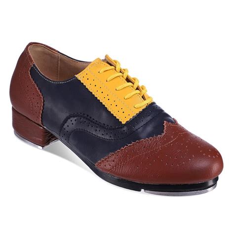 ᐉ Туфли для степа и чечетки Zelart DN-3671 р. 45 Коричневый (06363075 ...